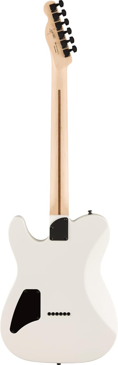 Fender Jim Root Telecaster - Flat White Bundle with Deluxe Black Tweed Hard Case, Cable, Strap and Guitar Cleaning Kit