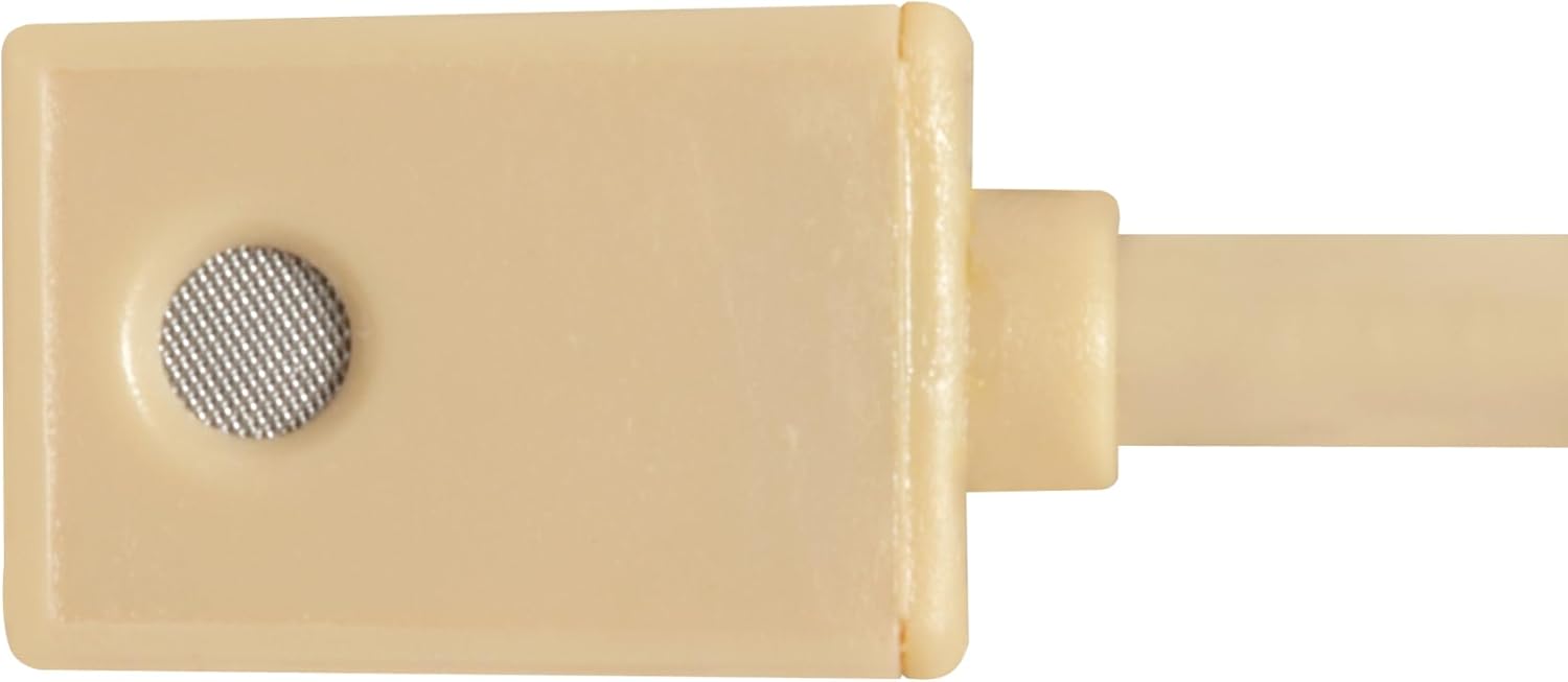 Shure WL93T Lavalier Condenser Microphone - Subminiature Size for Theater, Television, Broadcasting, Video & Film, TA4F/TQG Connector for use Wireless Bodypack Transmitters - Tan