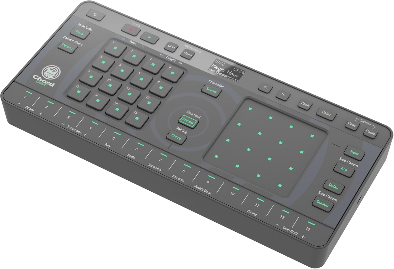 Alpha Theta Chordcat 8-Track groovebox