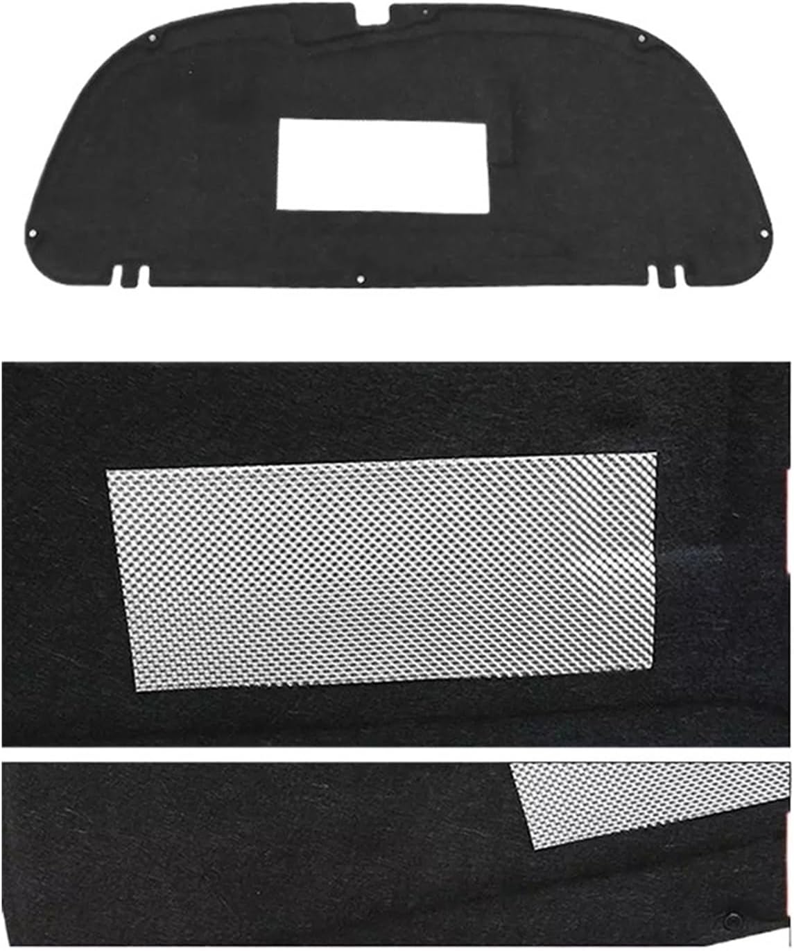 Auto Front Engine Soundproof Cotton Compatible For Toyota Corolla 2007-2023 Single Aluminum Sheet Sound Insulation Pad Mat Car Accessories(Corolla 2019-2023)