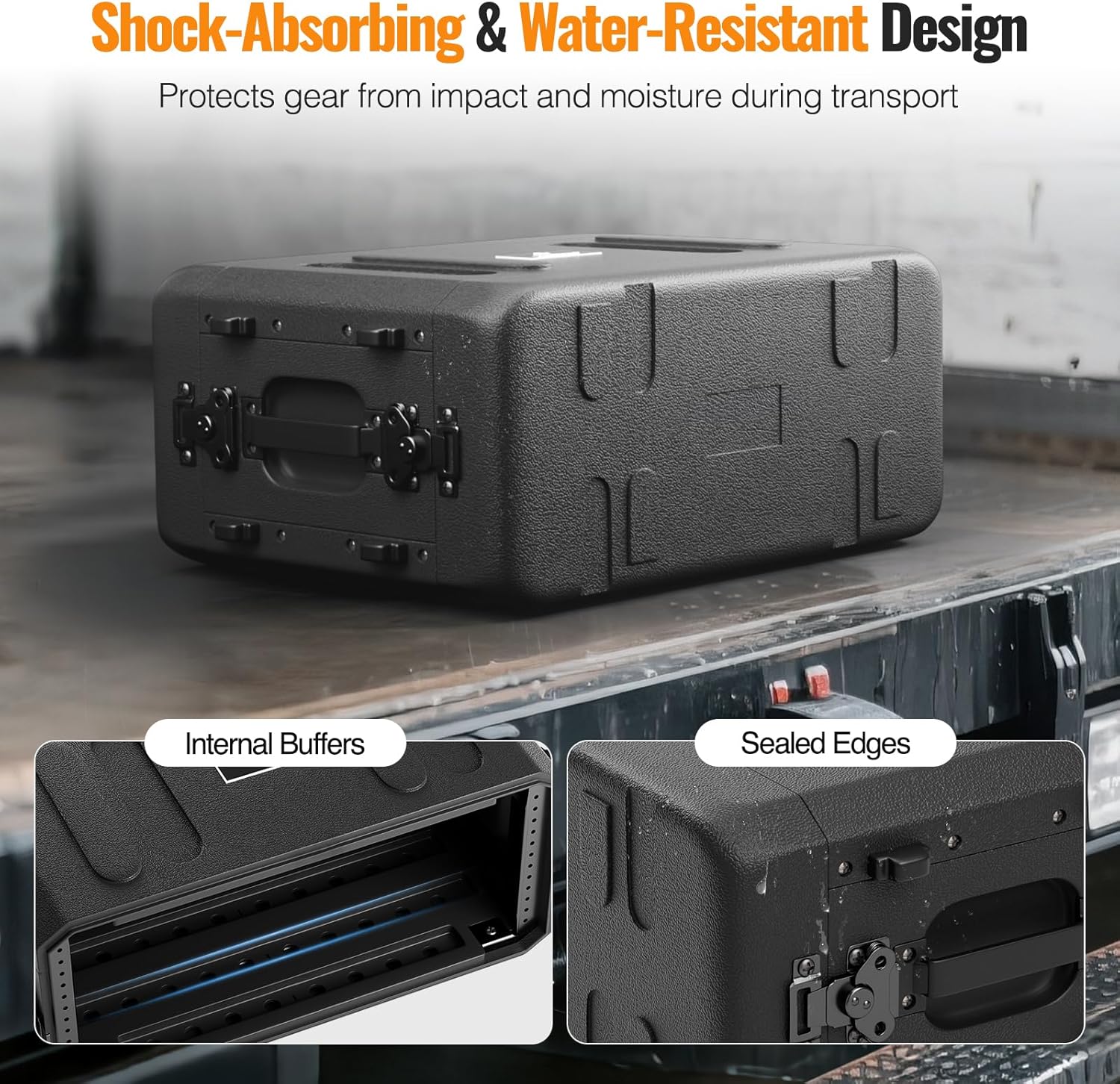 Phenyx Pro 4U Shallow Rack Case, 19