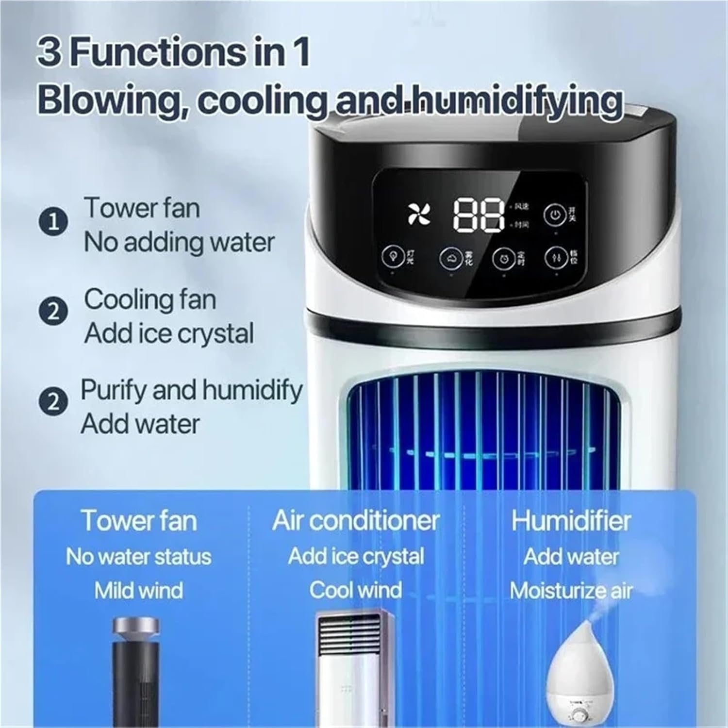 Portable. Air Cooler E Air Cooler Portable Air Conditioner E Multifunction .Tabletop