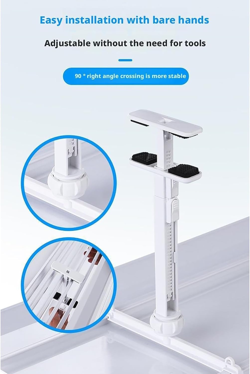 Air Conditioner Deflector Adjustable Air Conditioner Vent Cover Prevents Direct Cold Wind Suitable for Home and Office Width 45cm