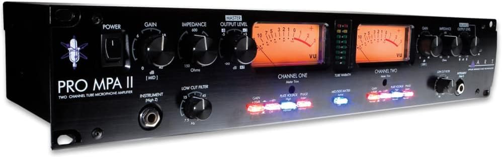 ART ProMPAII Two Channel Discrete Class A Microphone Preamp Bundle with Kopul CBT-8-8-in-1 Cable Tester and 2x XLR-XLR Cable