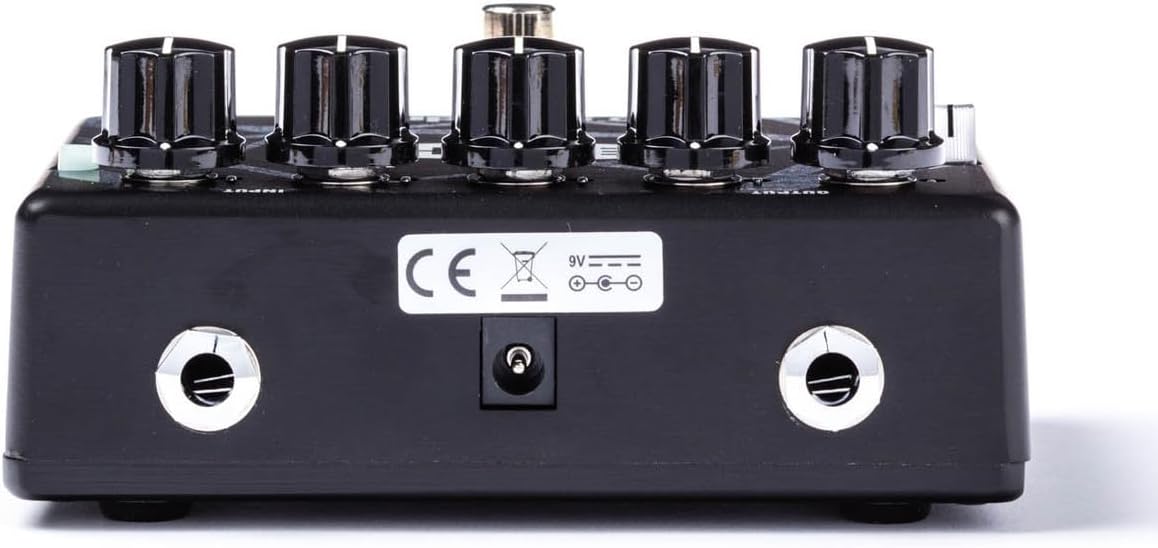 MXR EVH5150 Overdrive Distortion Electric Guitar Effects Pedal with Boost Switch and Noise Gate Featuring Tonebird 1500mA 9V Adapter, Patch Cable, Multi-Tool, Picks Bundle