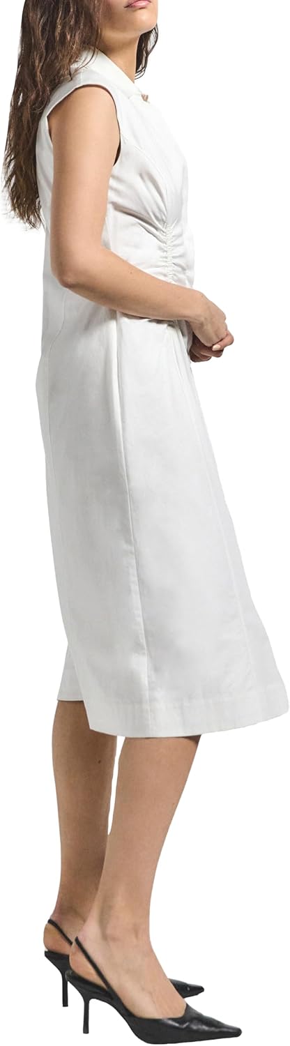 Derek Lam 10 Crosby Women's Nera Ruched Button Down Dress