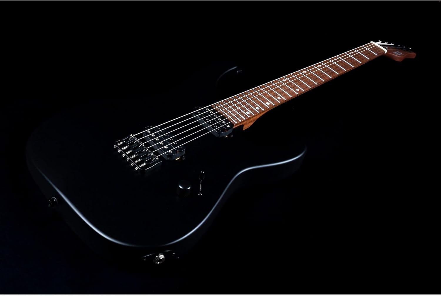 JS-50x Mahogany Body Stygian Electric Guitar, Black 6-String