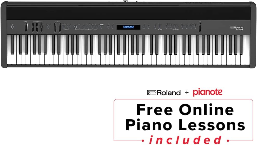 ROLAND Digital Pianos FP-60X & RockJam KB100 Keyboard Bench