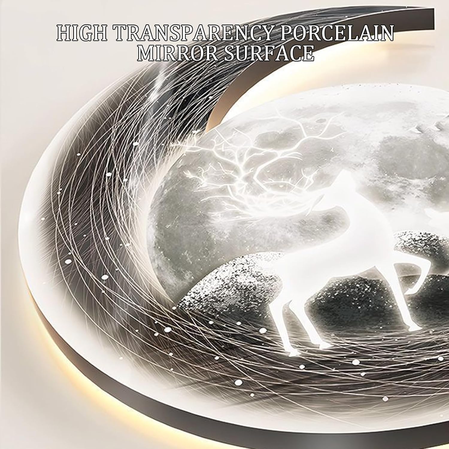 Double-Sided Corner Wall Clock with LED Light,Battery Operated Decorative Wall Clock,Modern Large Digital Wall Mount Clock for Living Room Bedroom Office(20.9