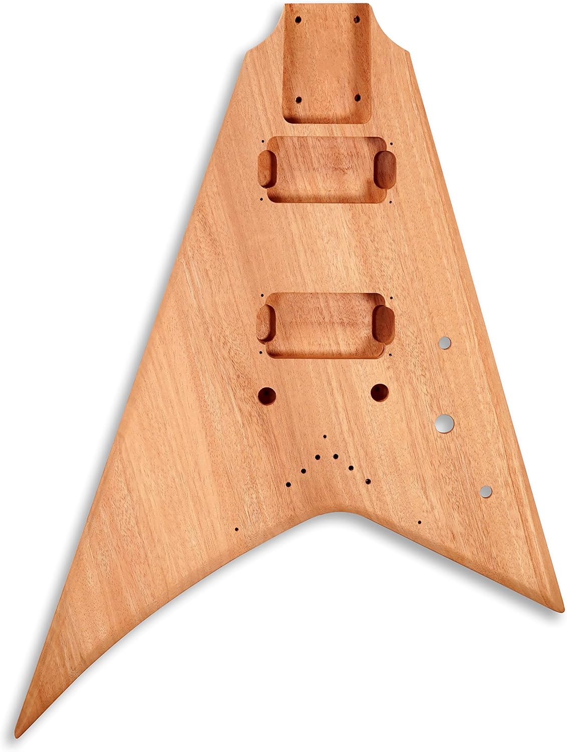 BexGears DIY SFV Electric Guitar Kits for V Electric Guitar Mahogany body Mahogany neck & composite ebony fingerboard You Build The Guitar