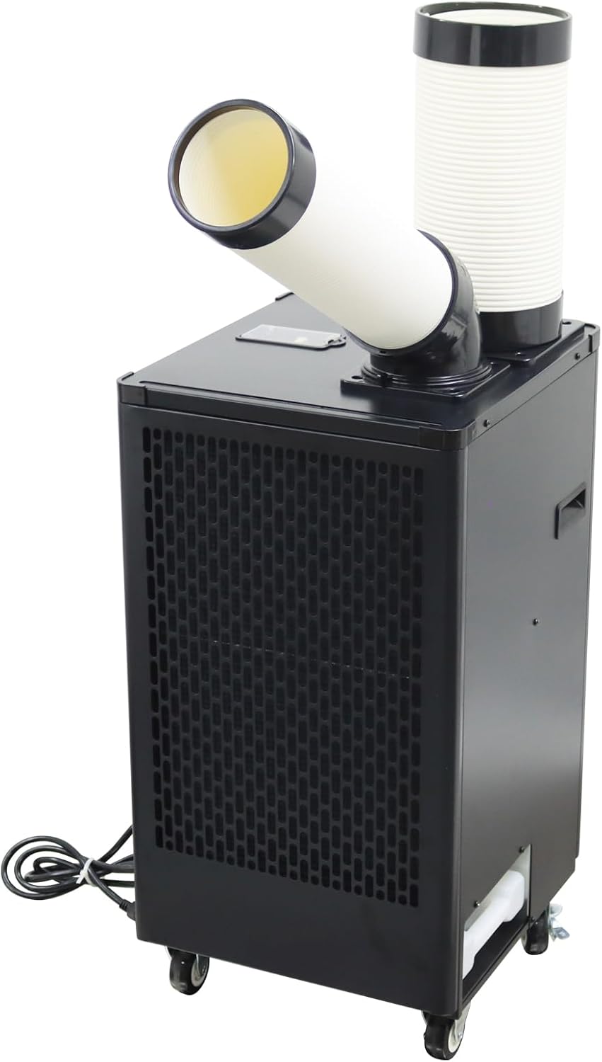 INTSUPERMAI Industrial Air Conditioner Mobile Spot Cooler Air Conditioner Workshop Post Cooling Air Conditioners Single Outlet Mobile Outdoor Cooling Aircon 110V 350-450m³/h