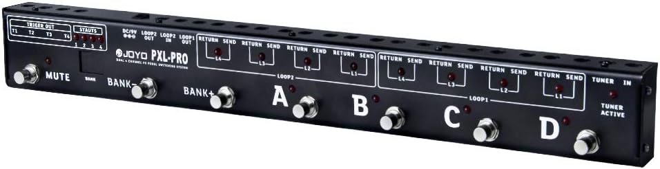 JOYO PXL-PRO Foot Pedal Controller Bundle with CM-04 Musical Instrument Mono Audio Cable 15 Feet