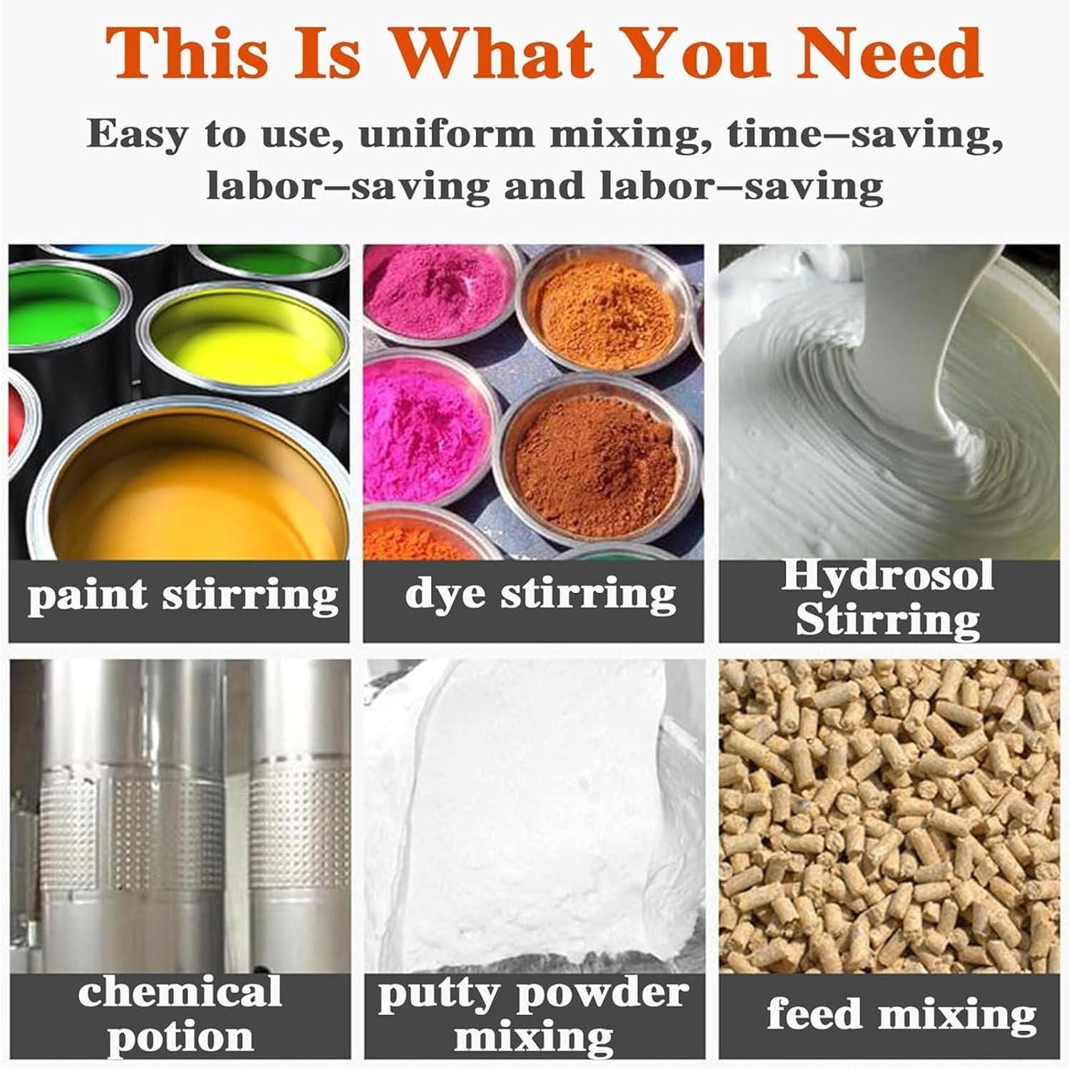 Pneumatic Agitator 1/2Hp、1/4Hp、3/4Hp, 1Hp Pail Mixer | Paint Agitator,Pneumatic Bracket Mixer,Paint Stirring Machine Bracket Air Agitator Paint Mix Tool,H003,H006