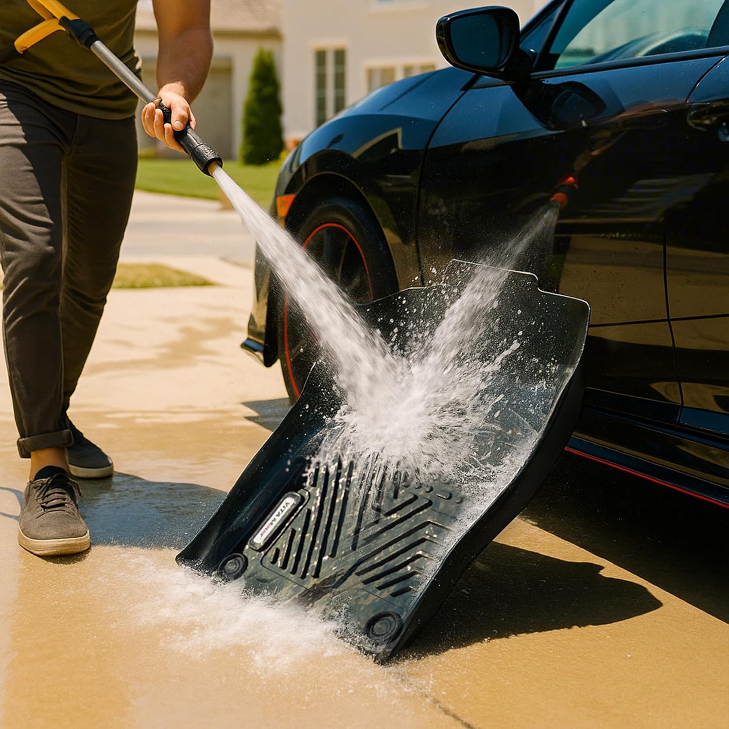 YITAMOTOR Floor Mats Fit for 2020-2025 Subaru Outback/Legacy, TPE All-Weather Custom Fit Floor Liners, Durable Anti-Slip Accessories, 1st & 2nd Row, Black