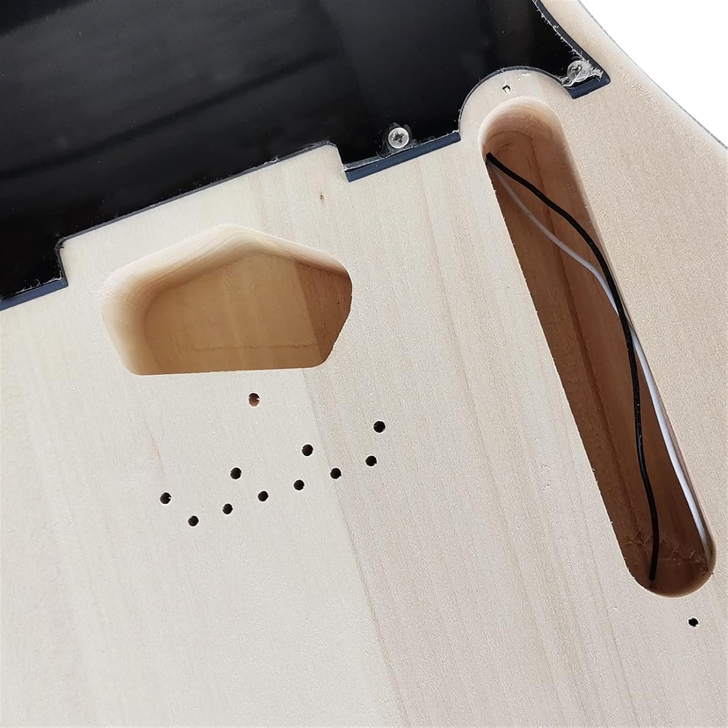 39 Inches Full Set DIY Electric Guitar Kit Basswood Body Maple Neck Unfinished All Hardware Unfinished Guitar Set (Color : 02)