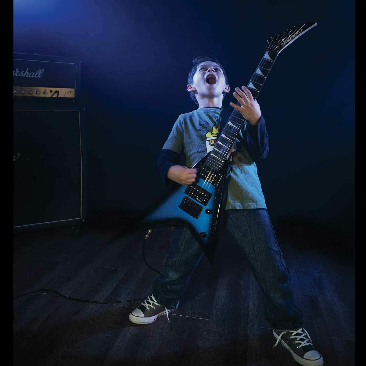 Jackson JS Series RR Minion JS1X, Amaranth Fingerboard, Satin Black