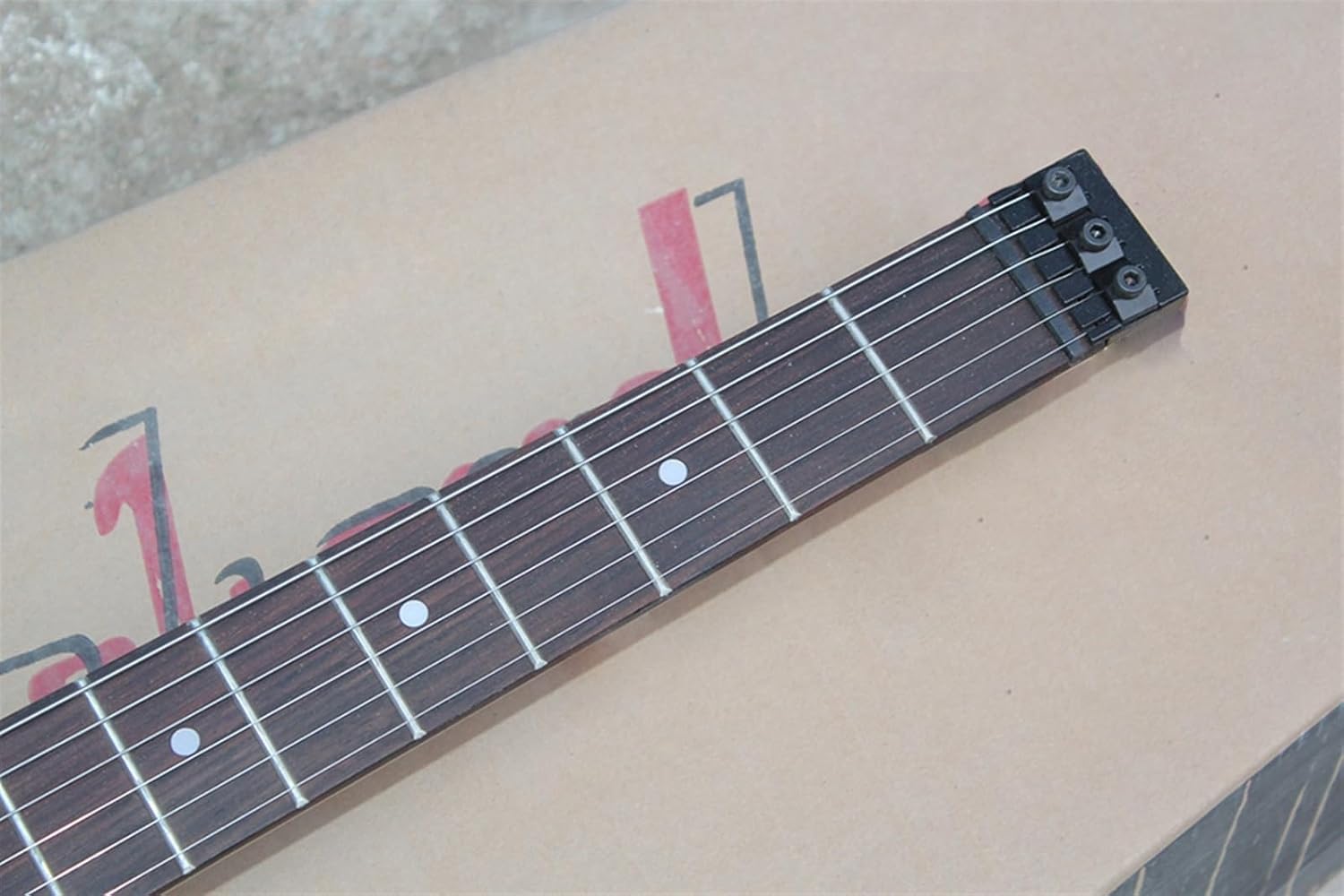 Blue 6 Strings 24 Frets 39 Inches Headless Electric Guitar with Rosewood Fretboard Professional Headless Guitar