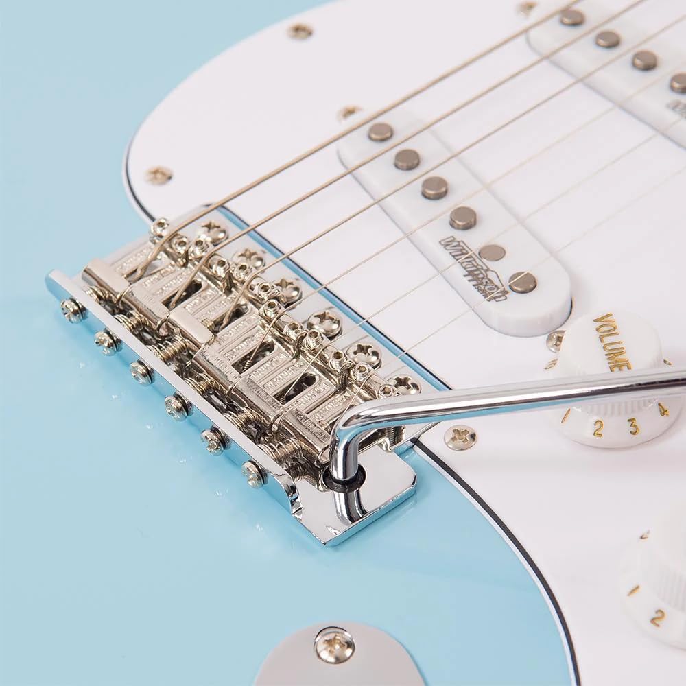 Vintage Guitars V6 Fillmore Electric Guitar - Laguna Blue