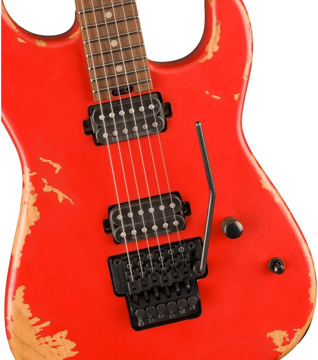 Charvel Pro-Mod Relic San Dimas Style 1 HH FR PF Electric Guitar - Weathered Orange