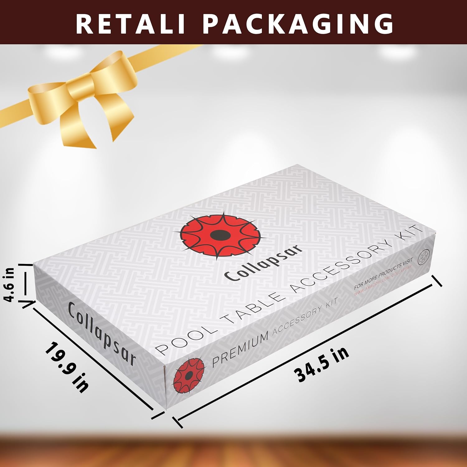 Collapsar Pool Table Accessories Kit, Premium Pool Stick & Retractable Cue Bridge, Billiard Balls Set &Table Covers, Ball & Cue Racks and Other Billiard Accessory