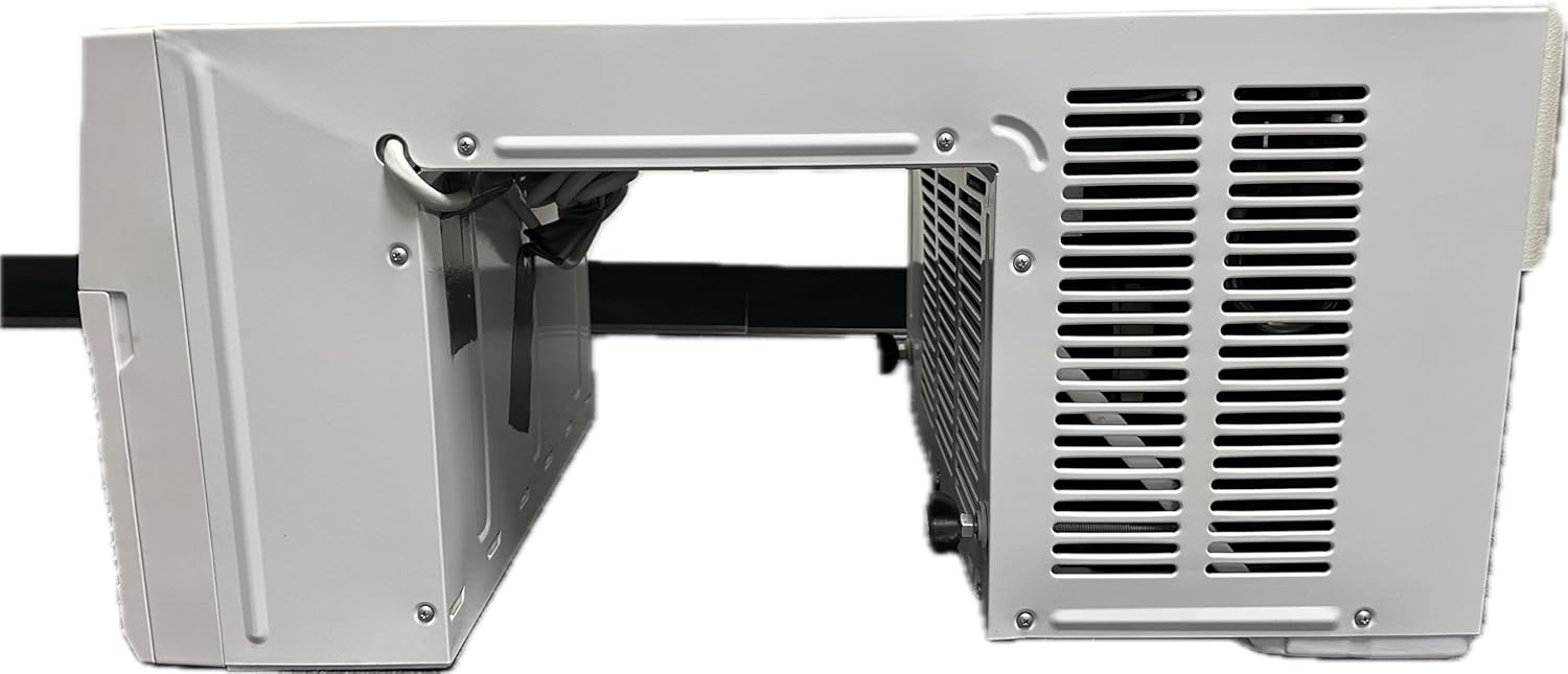 Soleus Air 10,000 BTU Over-the Sill Saddle Hybrid Air Conditioner w/Heat: Wi-Fi Enabled, Quiet Operation, Window View Friendly (Up to 12.5