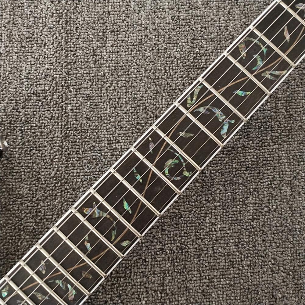 Electric Guitar Classical 6 String Black Electric Guitar Metal Acoustic Steel String Guitars Acoustic Guitar Strings Guitar (Color : Guitar) (Guitar) (Guitar)