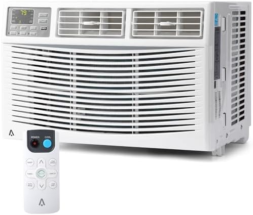 Acekool 8000 BTU Smart Window Air Conditioner, Window AC Unit with Remote/App Control and Dehumidification Function, Energy Savings, Quiet Operation, Cools 350 Sq.ft, 110-115V