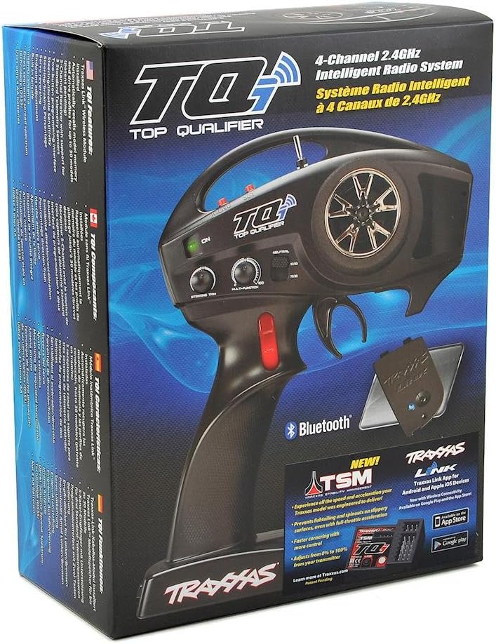 Traxxas 6507R TQi 2.4 GHz High Output 4-Channel Radio System with Traxxas Link Wireless Module, TSM