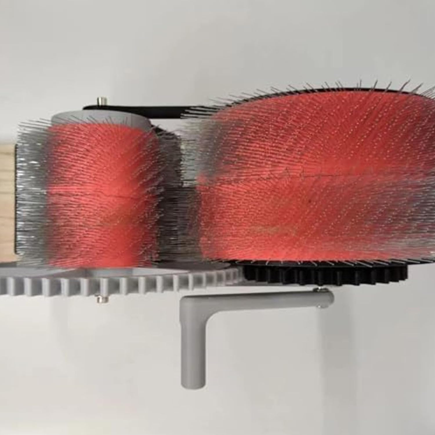 Wool Carding Machine, Manual Wool Felt Drum Carder for DIY Craft, Fast Color Mixing, Combing, Spinning, Ideal for Carding Wool Fibers and Making Felt Projects