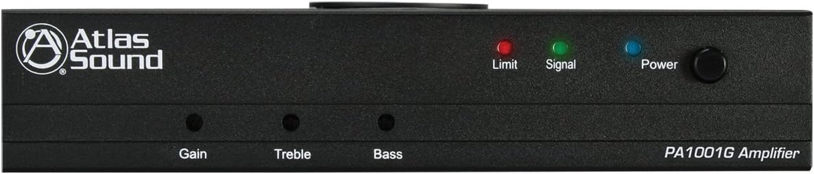 Atlas Sound PA1001G 100 Watt Single Channel Pole Mount Amplifier