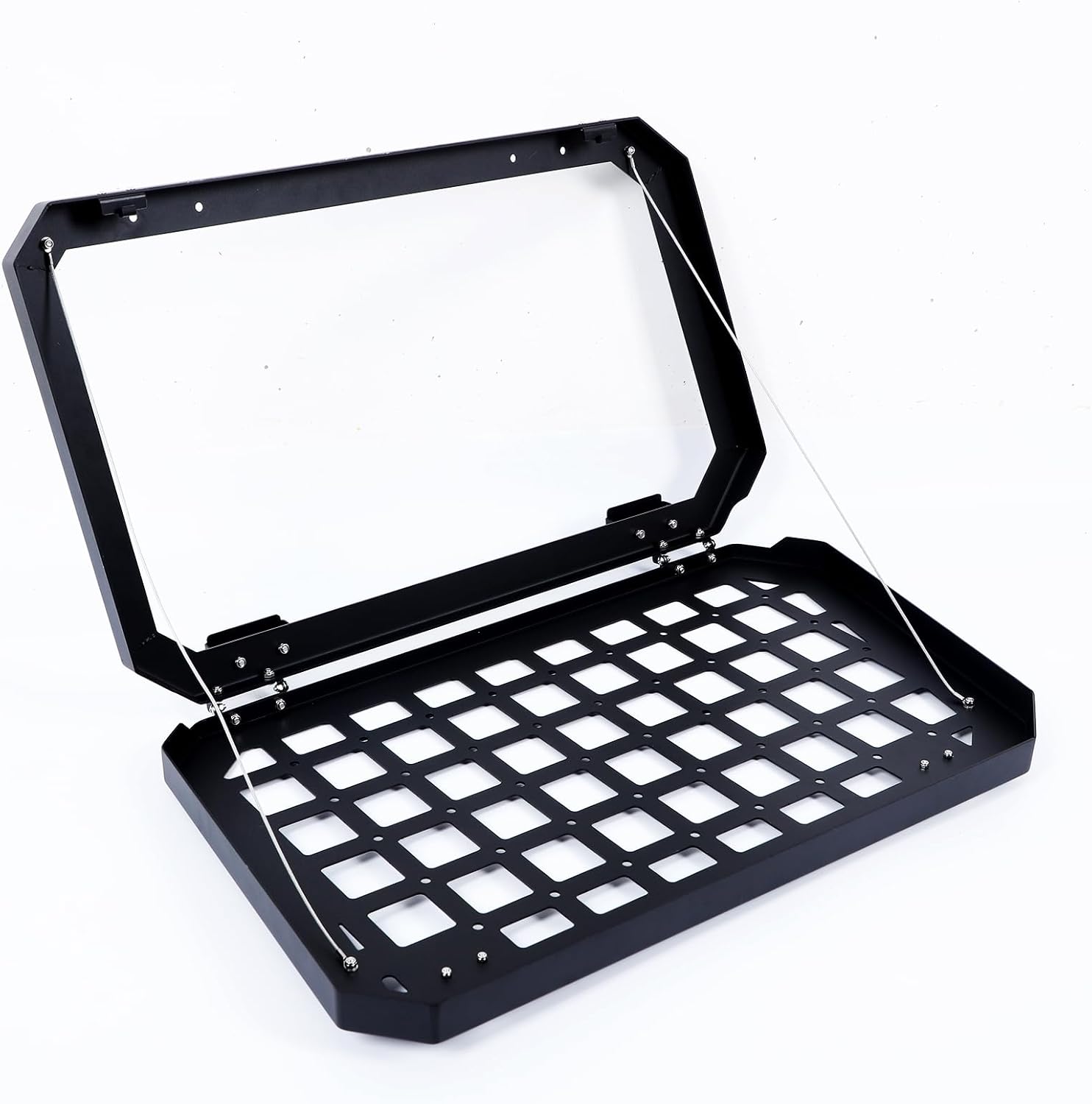 Rear Side Window Storage Molle Panel Compatible with Toyota Land Cruiser Prado 250 J250 LC250 2024 2025 Accessories, Rear Window Side Storage Rack Exterior Accessories (Left Side)