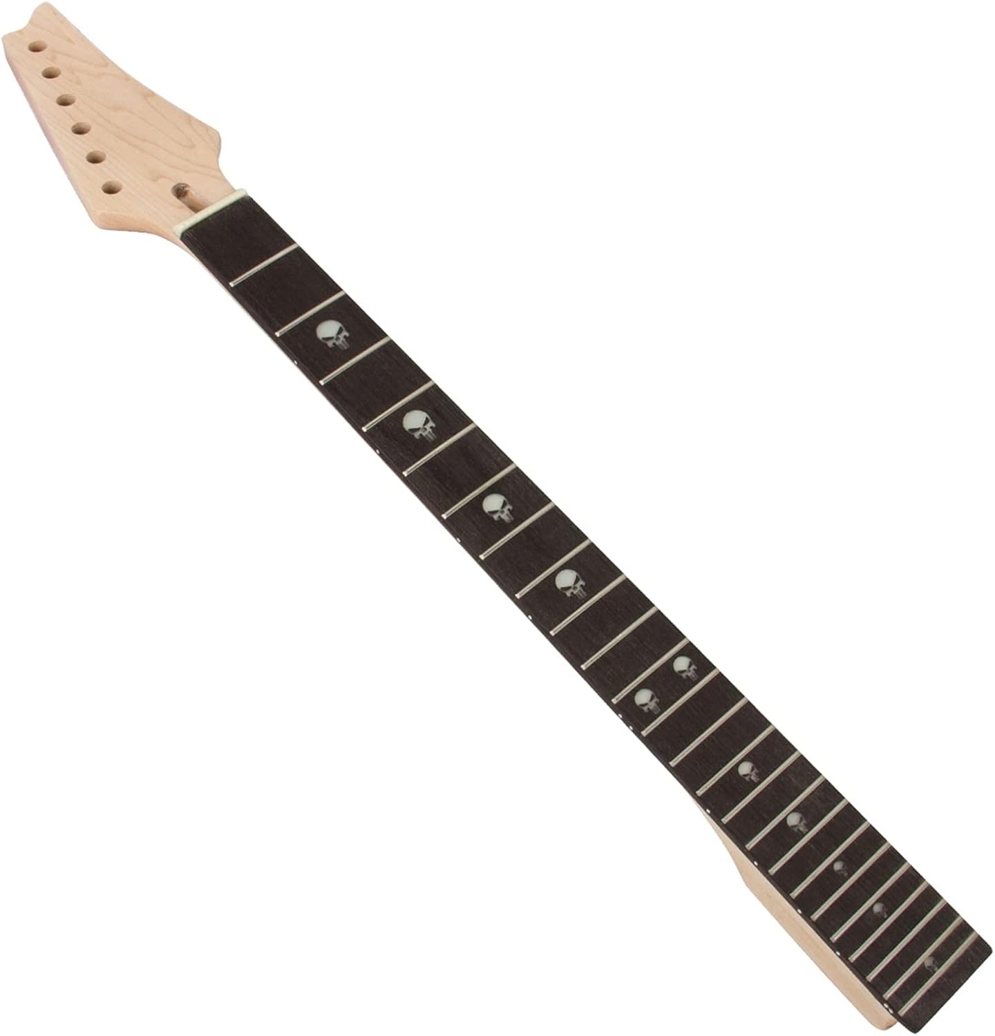 Electric Guitar Neck 24 Large Frets Maple Bolt On Fretboard C Shape Unfinished Guitar Neck