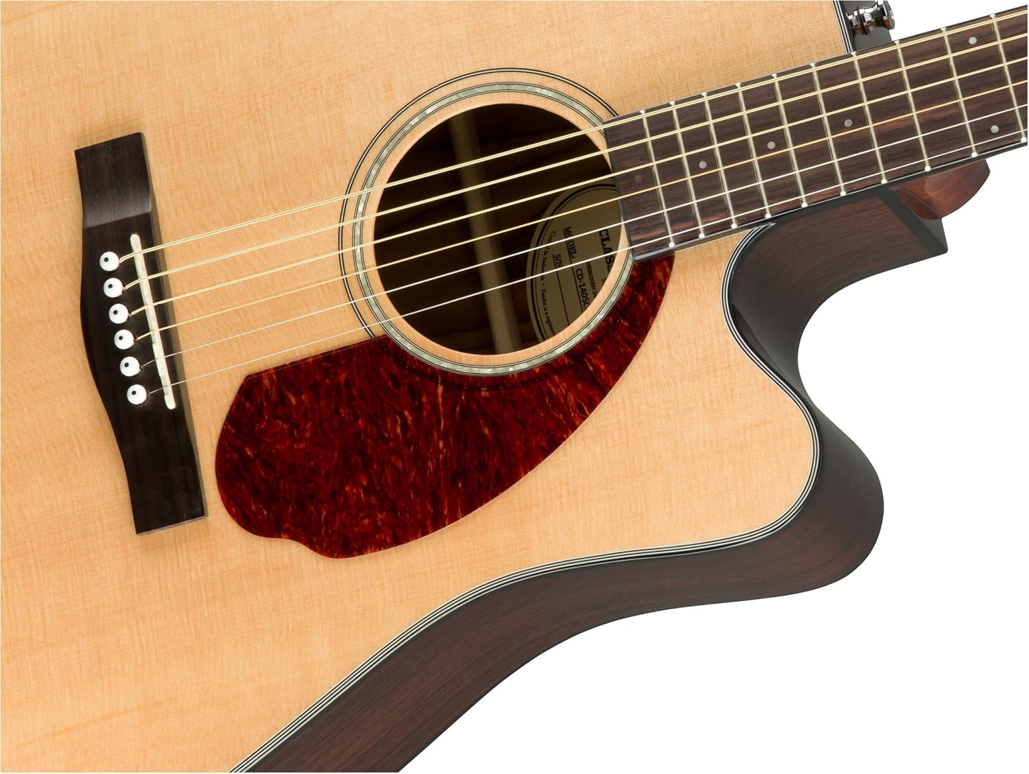 Fender 962704221 CD-140SCE Acoustic-Electric Guitar With Case - Dreadnaught Body Style - Sunburst Finish (962704232)