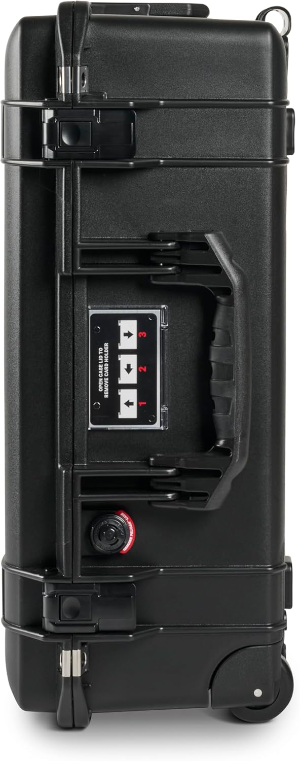 Pelican Air 1535 Air Case - Universal Custom Foam DSLR Camera Case for Camera Body and Accessories (Black)