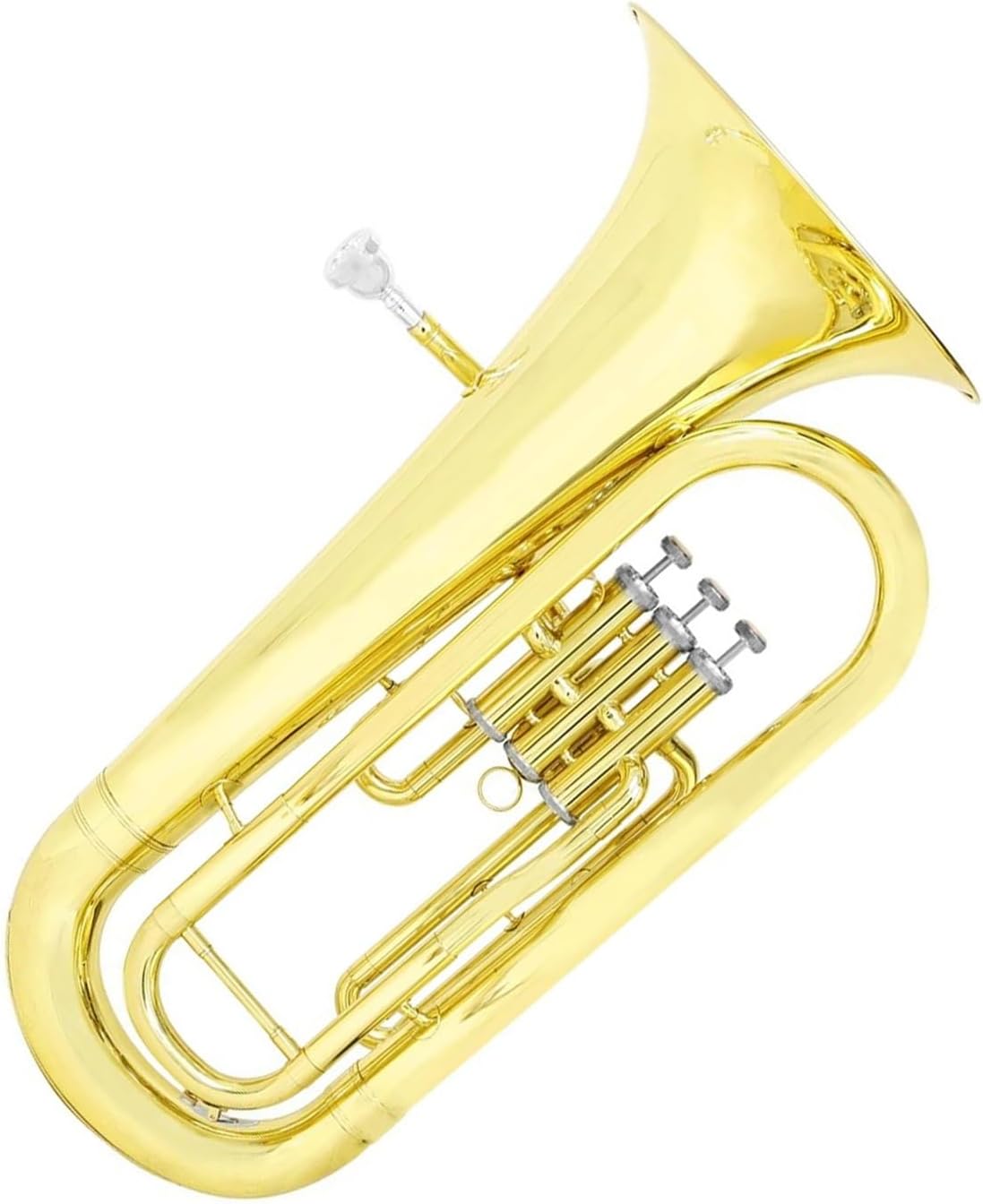 Bb Tuba Euphonium Brass Solid 3 Key With Accessories Euphonium All-brass Instrument