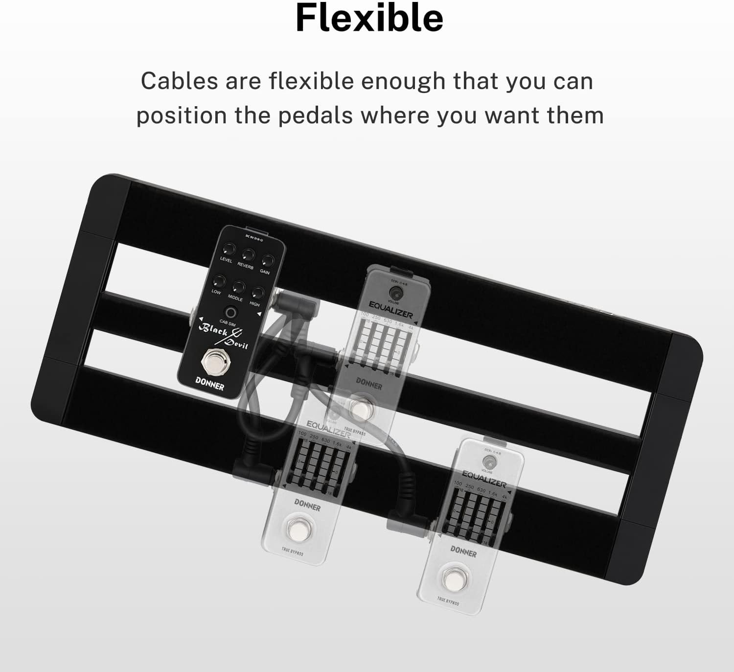 Donner Guitar Pedal Board Bundle 6 Inch Guitar Patch Cable