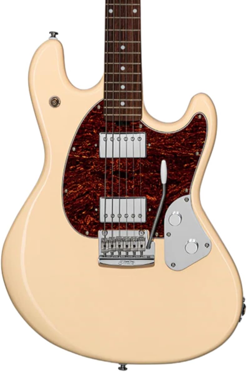 Sterling by Music Man 6 String Solid-Body Electric Guitar, Right, Buttermilk (SR50-BM-R2)