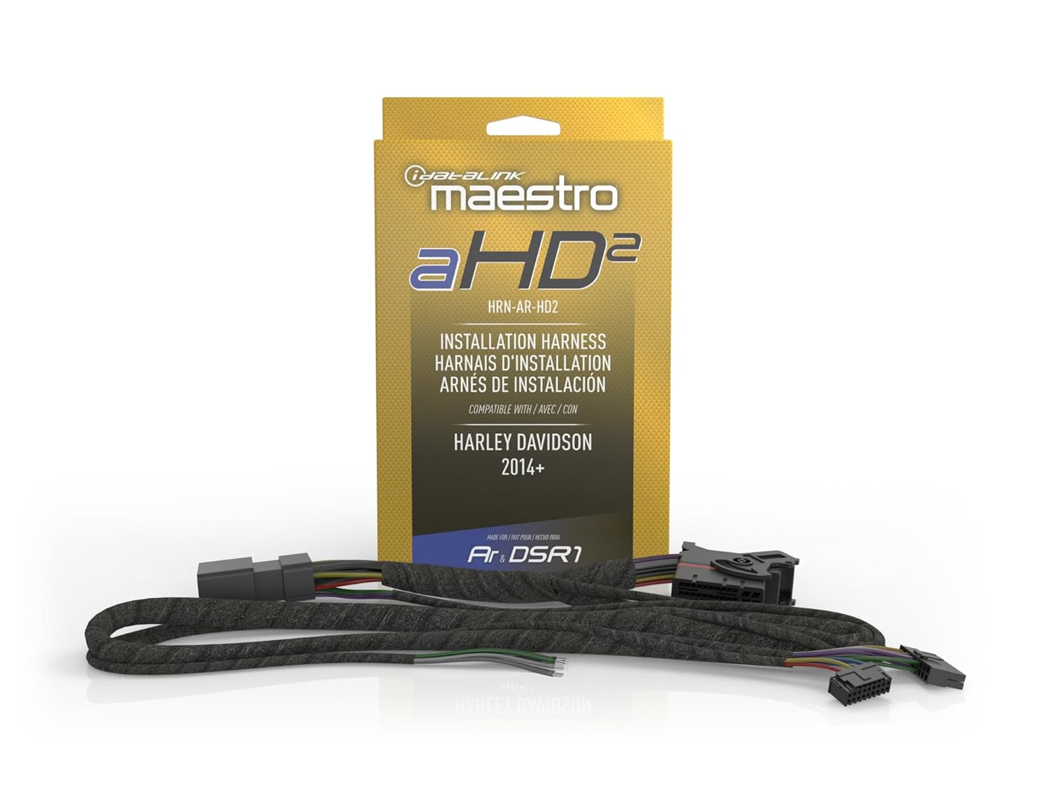 iDatalink Maestro HRN-AR-HD2 Plug and Play T-Harness for Select Harley Davidson Models from 2014-2022 (ADS-MAR Universal Amplifier Module Required) AHD2