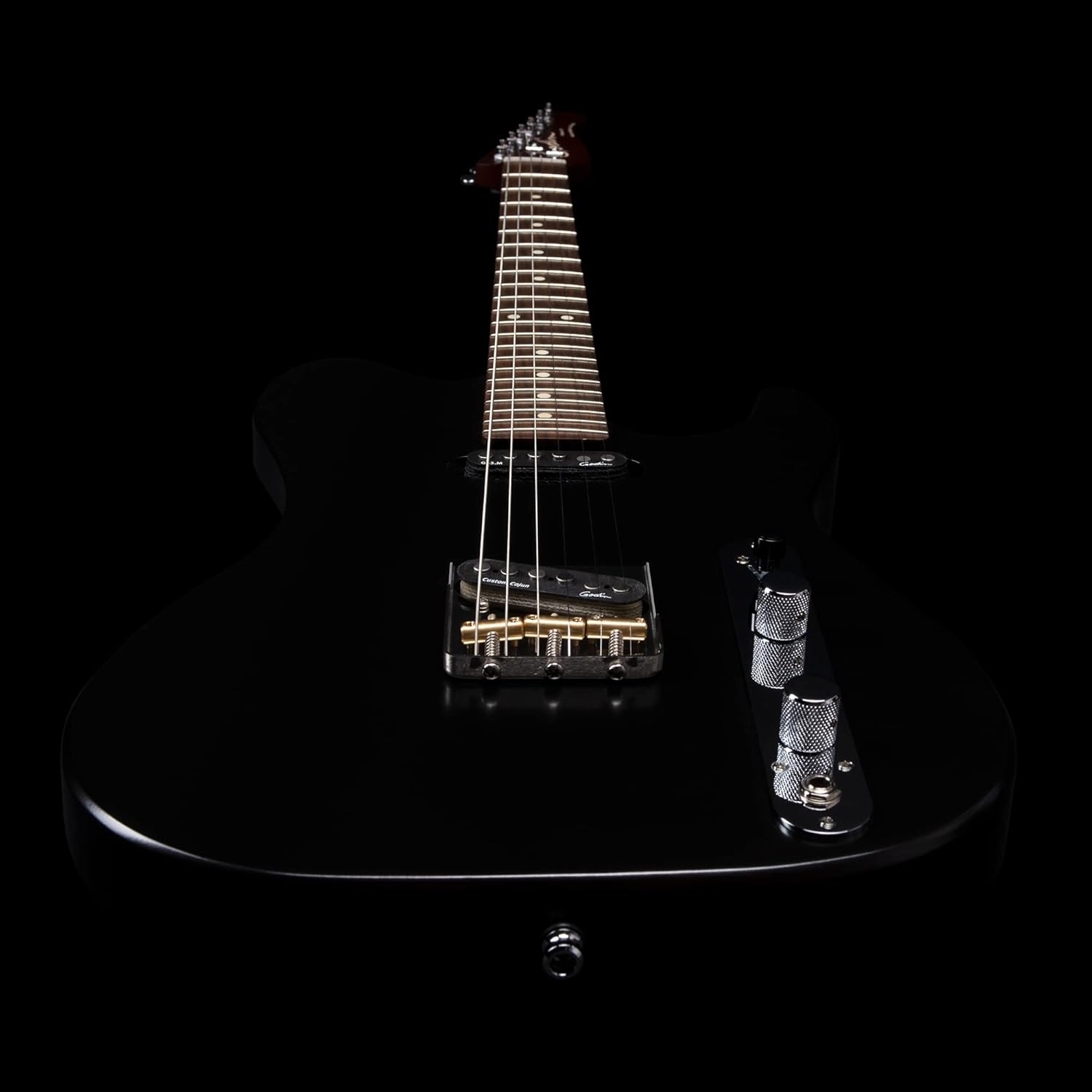 Godin Stadium HT Electric Guitar - Matte Black with Rosewood Fingerboard