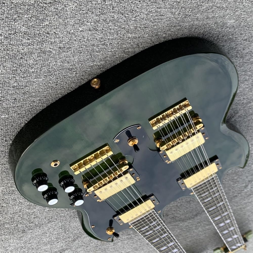 Custom 6+12 strings electric guitar double neck guitar,EDS1275, guitar