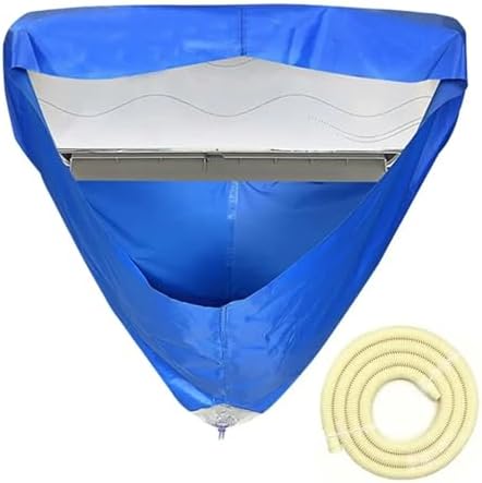 2.4m/3.2m Room Wall Mounted Air Conditioning Cleaning Bag: Split Air Conditioner Washing Cover For 1-3P Set Ac Cleaner Tube Kit(2.4m With tube)