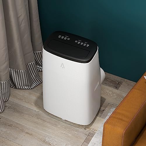14,000 BTU Portable Air Conditioner for Rooms Up to 750 Sq. Ft, 3-in-1 AC with Dehumidifier, Fan and Cooling Modes, 24H Timer & Sleep Mode, Easy-Install, Includes Remote