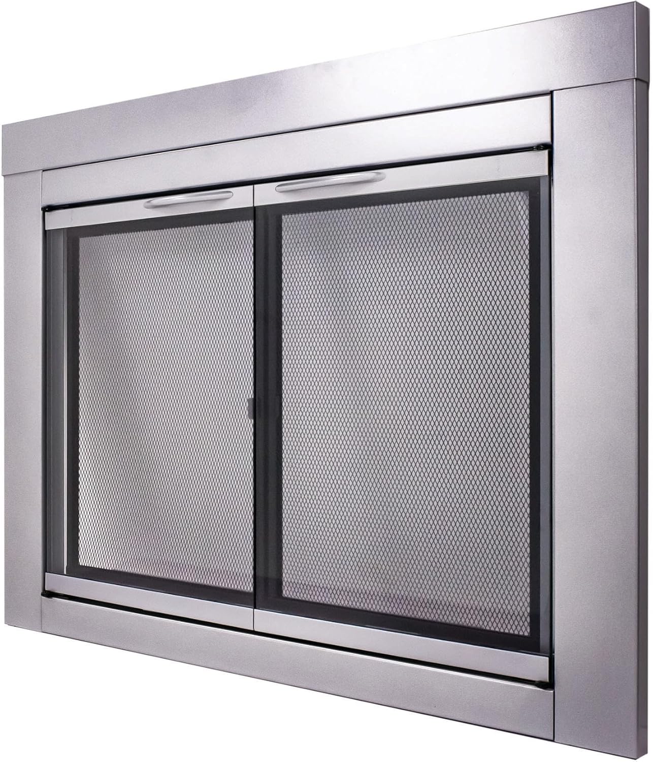 Pleasant Hearth Alpine Collection Fireplace Glass Door