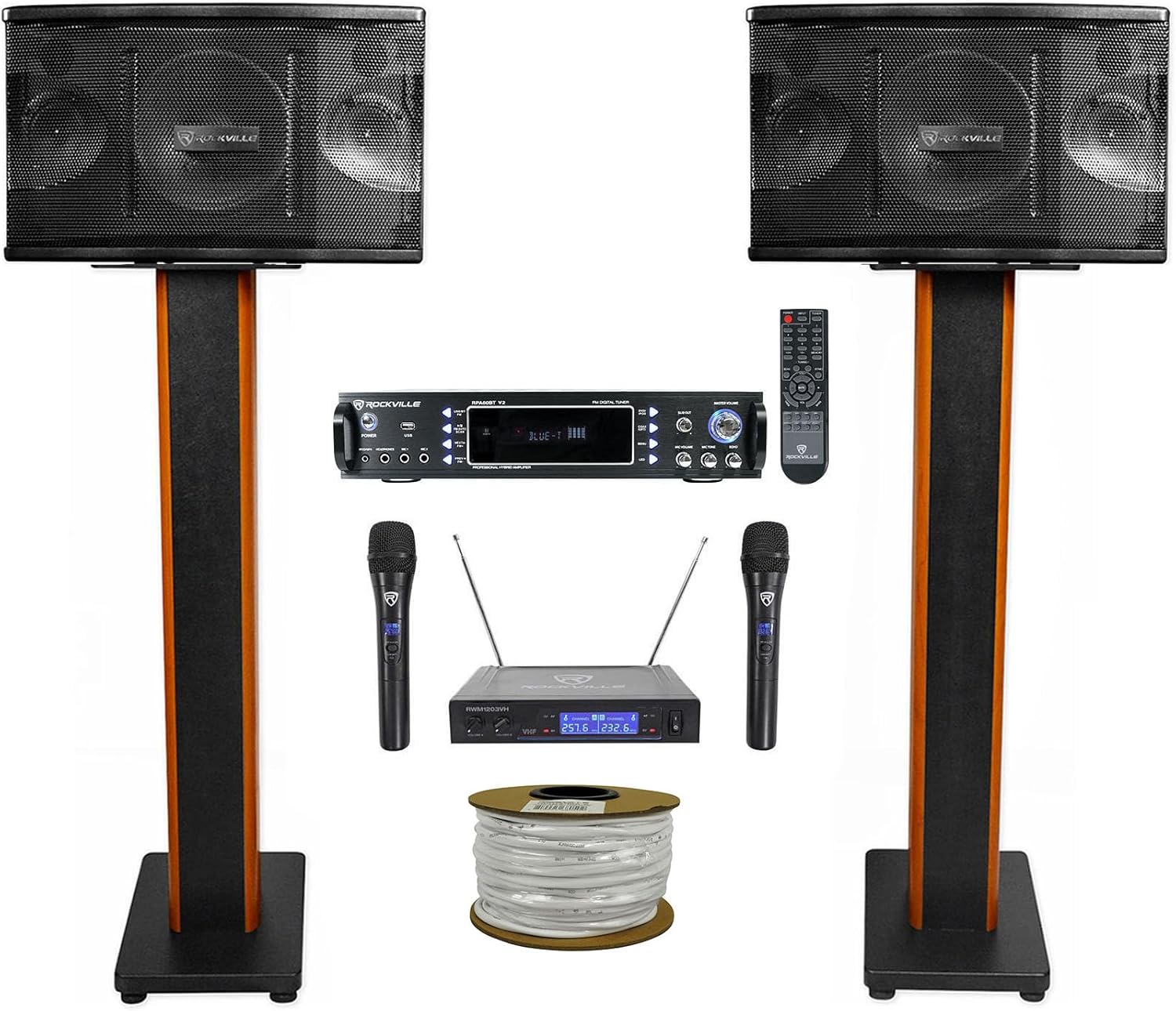 Rockville KPS80 Bundle: Pair 8