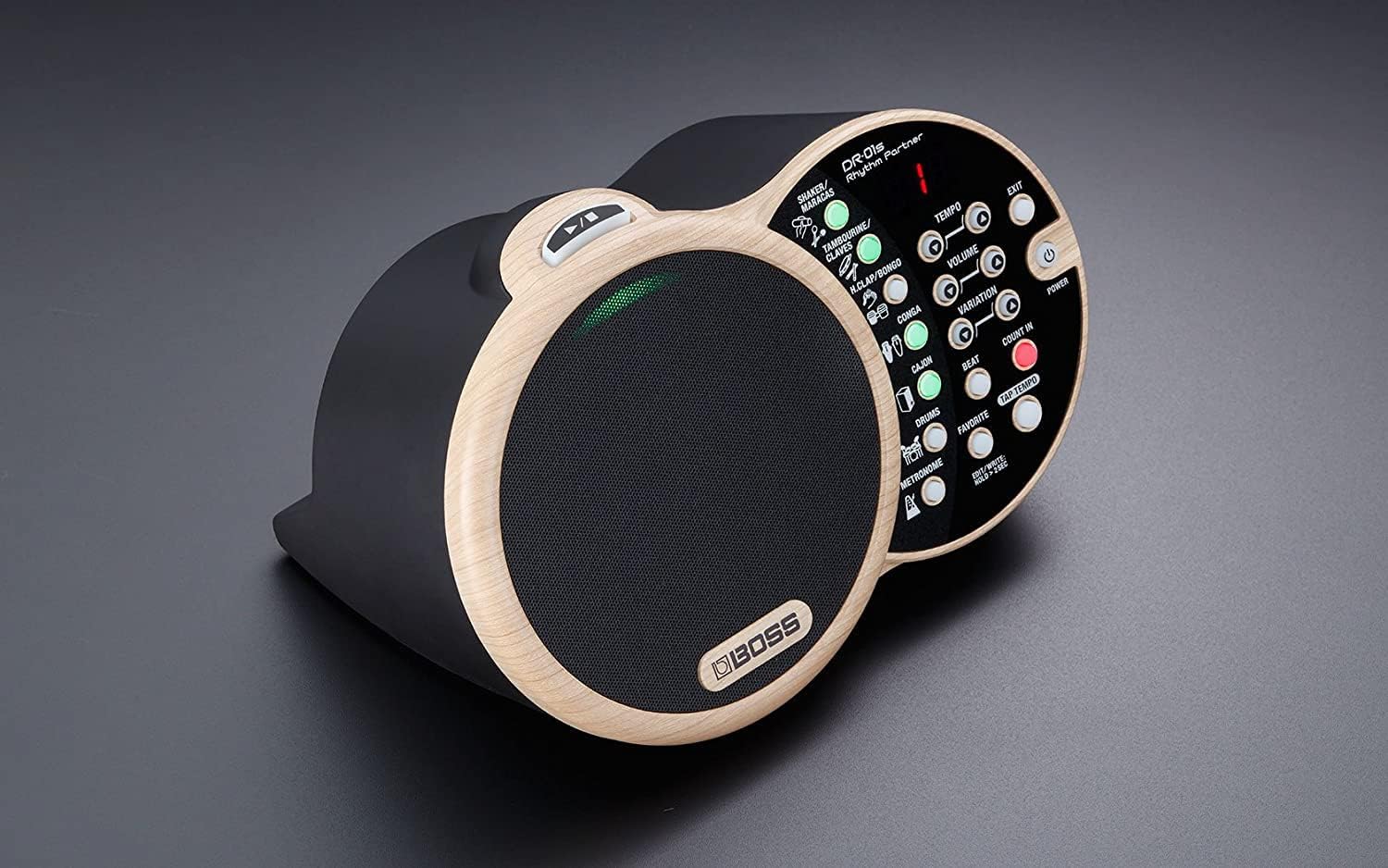 Boss DR-01S Rhythm Partner Bundle with Picks and Austin Bazaar Polishing Cloth