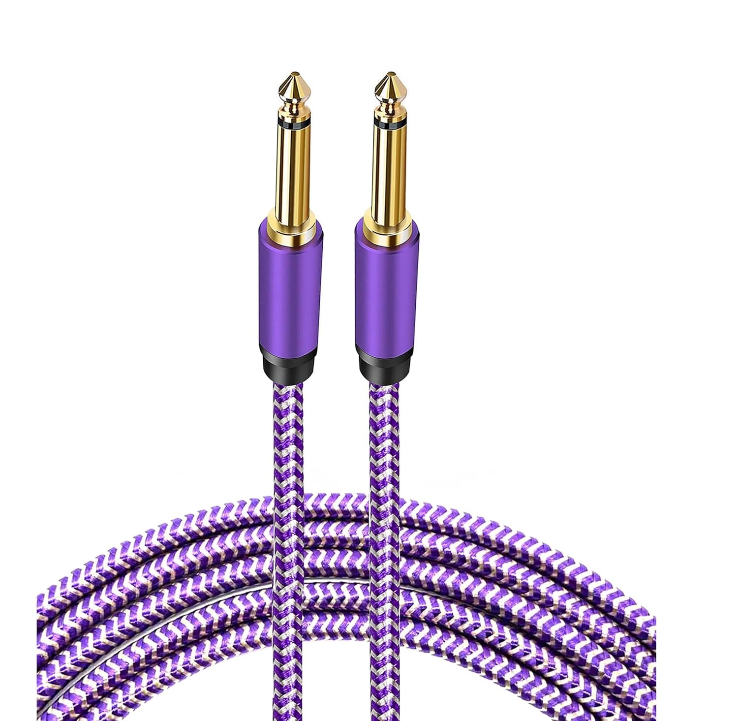 Guitar Audio Cable Aux Guitar Cable 6.5mm to 6.5mm Cable 6.35mm Aux Cable for Stereo Guitar Mixer Amplifier Speaker 300CM/5m/8m(5m)