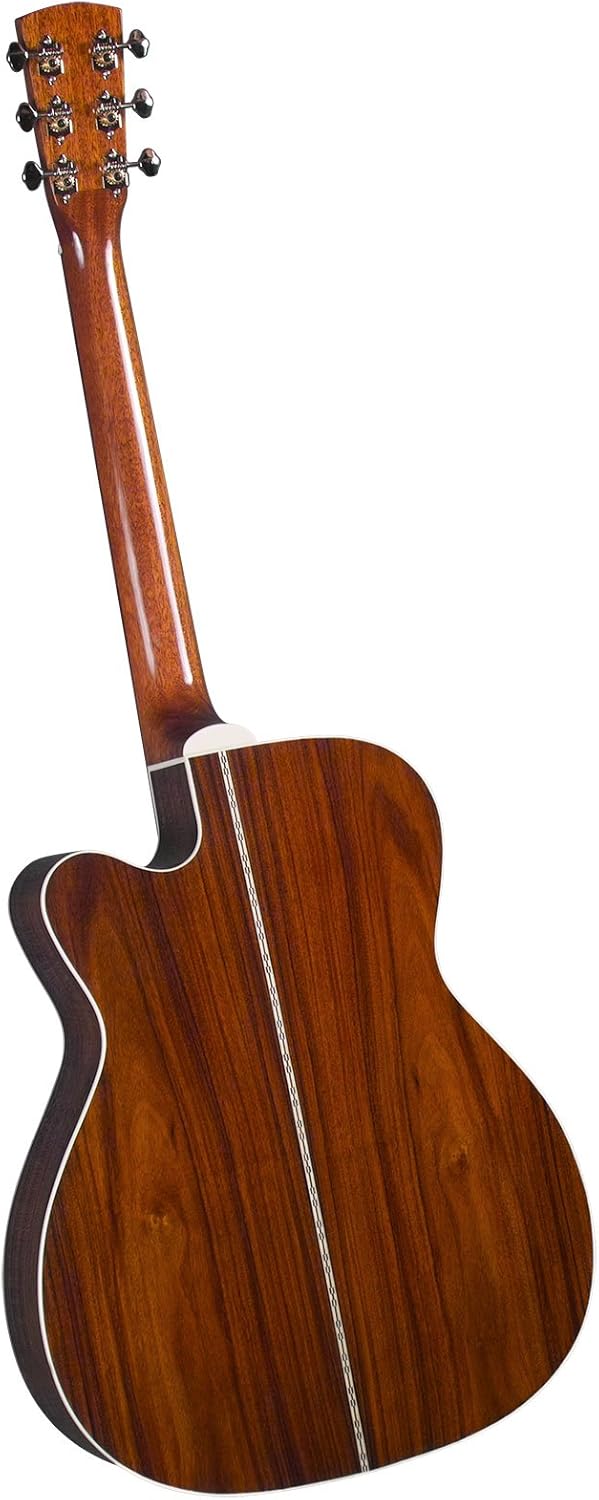 Blueridge BR-63CE Contemporary Series Cutaway Acoustic-Electric 000 Guitar – Solid Sitka Spruce Top, Santos Rosewood Back & Sides, LR Baggs E.A.S. Pickup, On-Board Tuner