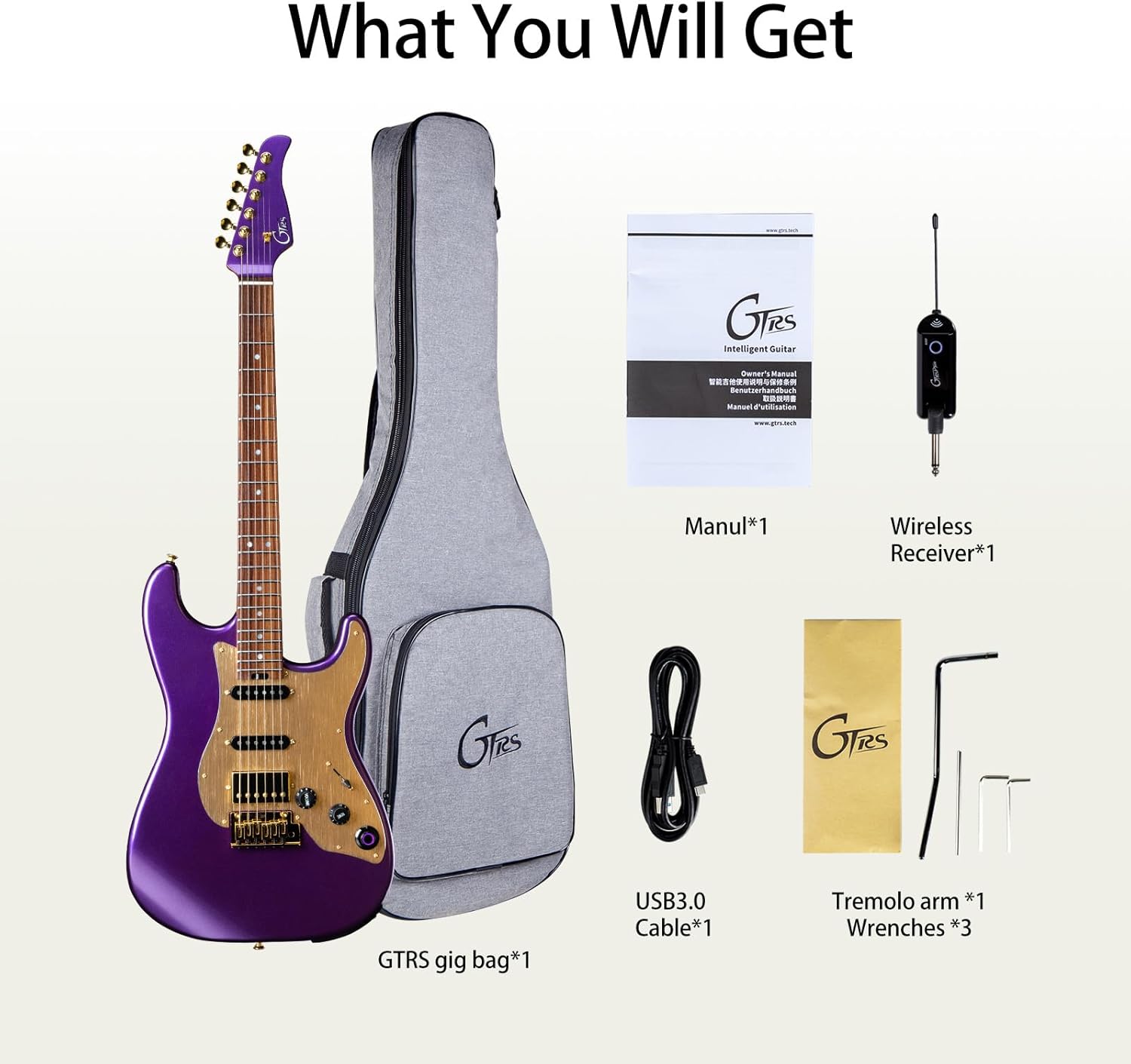 GTRS S900 Electric Guitar and GWF4 Footswitch