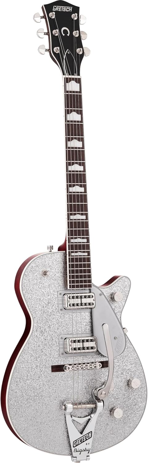 Gretsch G6129T-89VS Vintage Select '89 Sparkle Jet Electric Guitar - Silver Sparkle