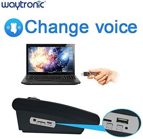 Wall Mount High Power Sensitive PIR Motion Sensor Voice Programmable Speaker Motion Sensor Sound Player with Audio Recordable for Halloween Haunted House/Shop/Factory/Home Safe Warning Voice Prompt